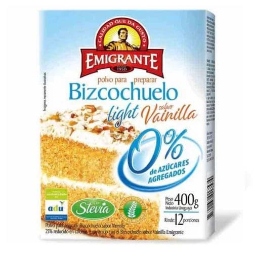 Polvo para bizcochuelo de vainilla 0% azuc - Emigrante