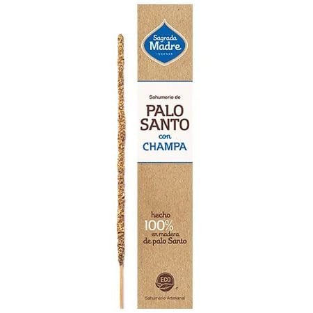 Sahumerio de palo santo con champa - Sagrada madre