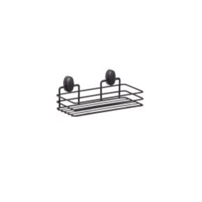 ORGANIZADOR RECT 24X11XH4CM CROMADO NEGRO