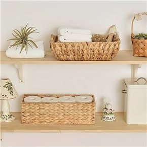 CANASTO GRANDE 45x30xH15CM JACINTO DE AGUA