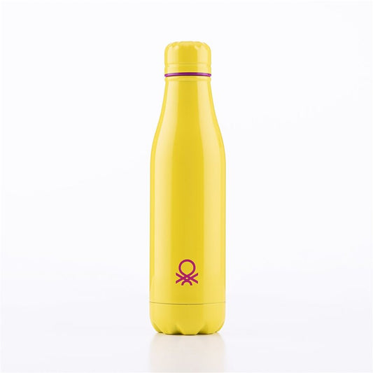 BOTELLA 500ML ACERO INOX BENETTON AMARILLO