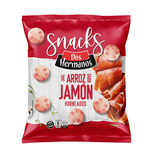 Snacks de arroz sabor jamón - Dos hermanos