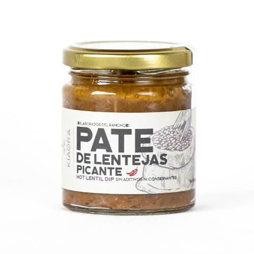 Pate de lentejas picante - Rancho kiaora