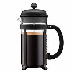 CAFETERA 1LT 8 TAZAS NEGRO JAVA PRESS BODUM