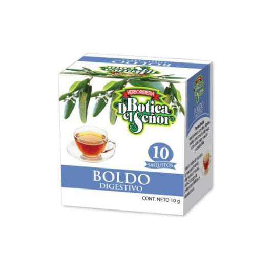 Té Boldo digestivo 10 saquitos-  Botica Del Señor