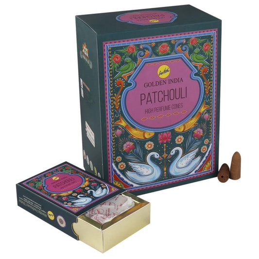 Patchouli conitos de incienso - Golden India